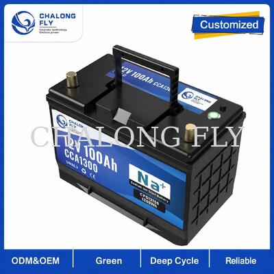 12V 70Ah-100Ah Natrium-Ionen RV Starter Batterie mit Hochgeschwindigkeits-Cranking und bis zu 1300CCA für Powersports