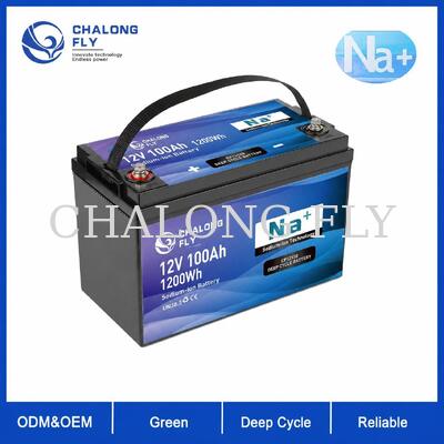 12V 100Ah Niedertemperatur-Natriumionen-Diebenzyklus-Batterie für Winter-RV und Off-Grid-Strom