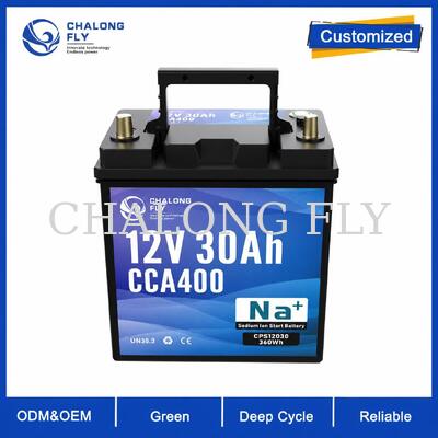 12.8V 30Ah 400CCA Natrium-Ionen-Jet-Ski- und Fischerboot Starter-Batterie