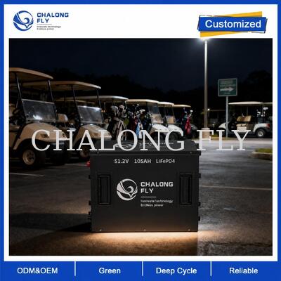 Smart LiFePO4 Golfkarrenbatterie mit APP-Überwachung und 105Ah 210Ah Kapazität in 36V 48V 72V 96V Optionen