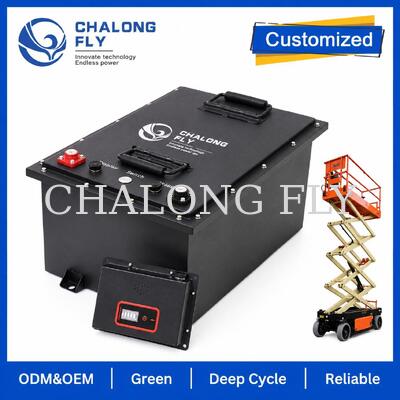 24V 48V LiFePO4 Luftarbeitsplattform Batterie 105Ah 280Ah für Schereheber