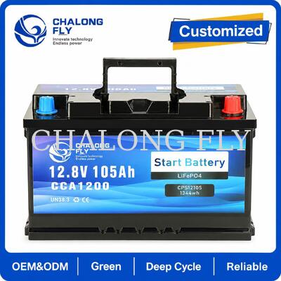 12,8V 100Ah LiFePO4 Starterbatterie mit Hochstrom-Kaltstart für Marine- und LKW-Anwendungen