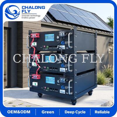 51,2V 5kWh 10kWh Rack-montierte LiFePO4-Batterie für die solare Energiespeicherung im Wohnbereich